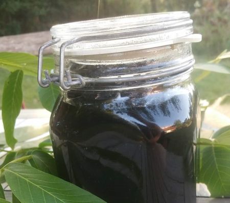 Schwarze Nüsse