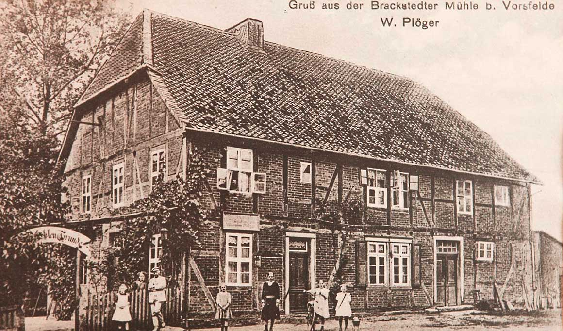 Die Brackstedter Mühle um 1900