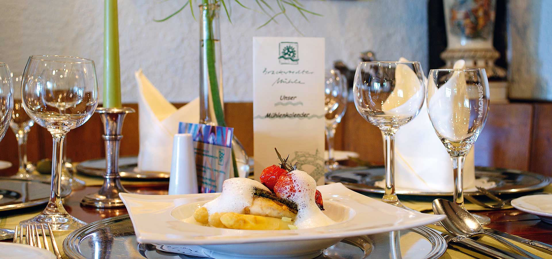 Hotel & Restaurant Brackstedter Mühle Wolfsburg - Spargelgericht